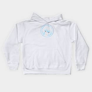 Rei Ayanami's Face - 05A Kids Hoodie